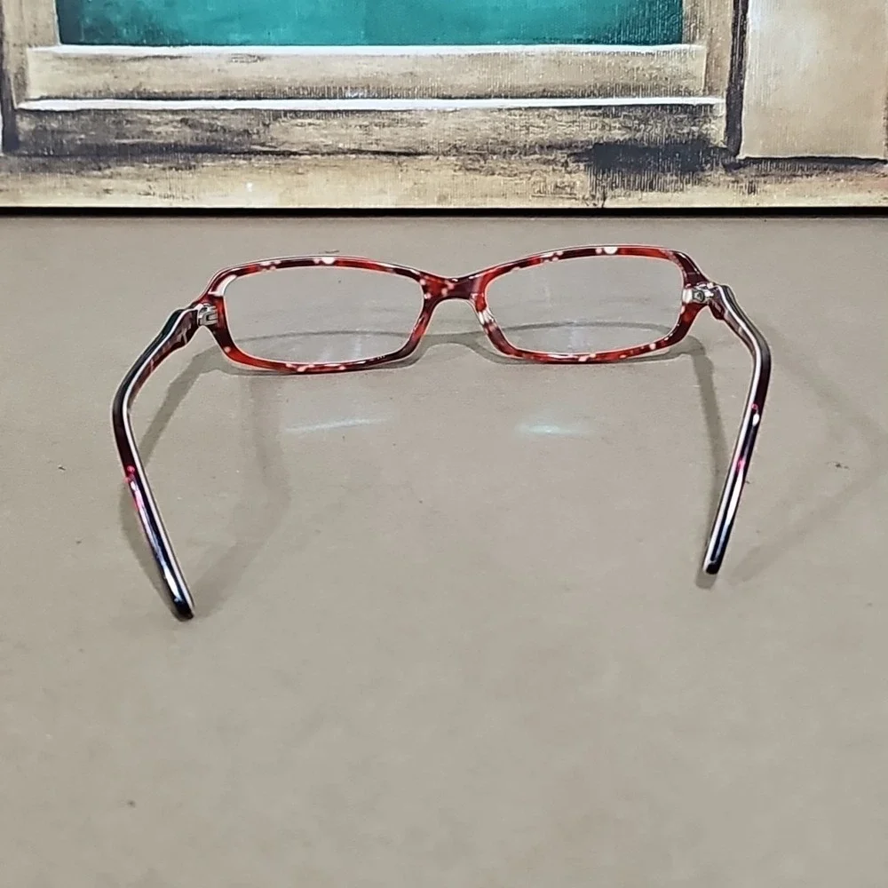 EMILIO PUCCI EP2611 604 Eyeglasses Frame Italy 53-16-140 Brown Crystal
